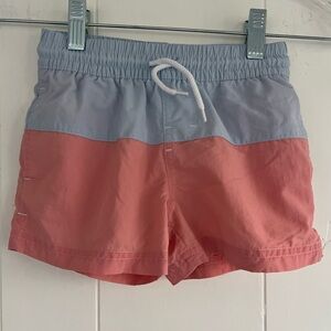 TBBC Beaufort Bonnet Swim Trunks Boys Country Club Colorblok Preppy Beach Sz 3T